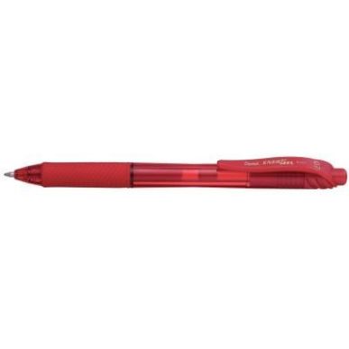 Achetez PENTEL Roller encre gel rétractable Energel X, Pointe 0,7 mm, Rouge pas cher sur Ma Rentré..