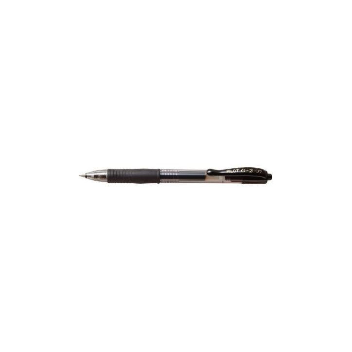 Boîte de 12 rollers gel G2 noirs 2427101 G-2 PILOT