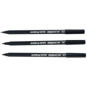 Achetez Pochette de 3 feutres de calligraphie pointe biseautée noir 3431001 EDDING pas cher sur Ma ..