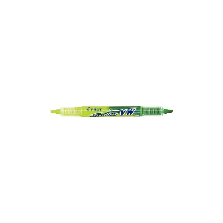 Surligneur Spotliter bi-pointe jaune et vert SW-SLVW-YG-BG PILOT