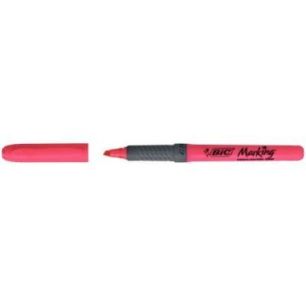 Achetez BIC Highlighter Grip Surligneurs Pointe Biseautée - Rose pas cher sur Ma Rentrée Scolaire