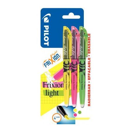 Achetez Blister de 3 surligneurs Frixion Light assortis 3131910633709 FRIXION PILOT pas cher sur Ma ..