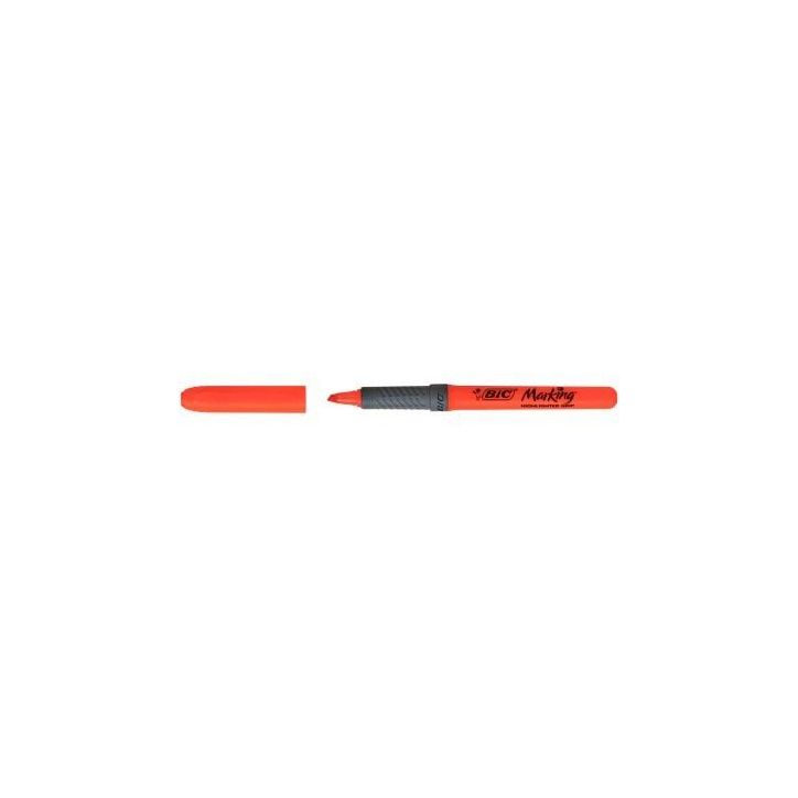 BIC Highlighter Grip Surligneurs Pointe Biseautée - Orange