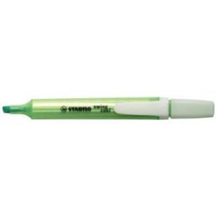 Achetez Surligneur SWING pointe large biseautée, encre fluorescente. Vert 275/33 STABILO pas cher s..