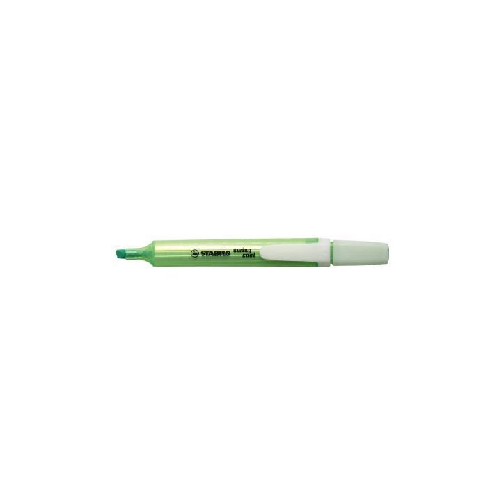 Surligneur SWING pointe large biseautée, encre fluorescente. Vert 275/33 STABILO
