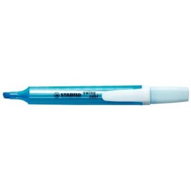 Achetez STABILO swing cool surligneur pointe biseautée - Bleu fluo pas cher sur Ma Rentrée Scolair..