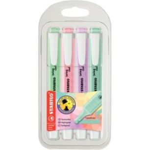 Achetez Blister de 4 surligneurs Swing Cool pastels 275/4-08 SWING COOL STABILO pas cher sur Ma Rent..