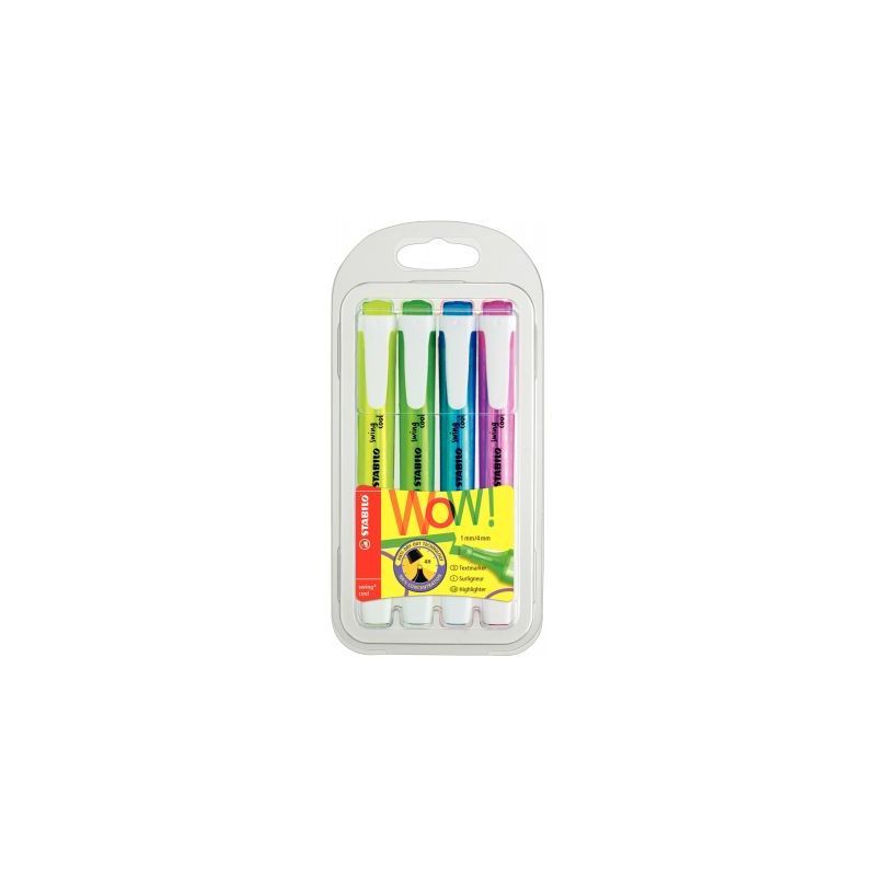 Achetez Blister de 4 surligneurs Swing Cool assortis 275/4 SWING COOL STABILO pas cher sur Ma Rentrî. Achetez Blister de 4 surligneurs Swing Cool assortis 275/4 SWING COOL STABILO pas cher sur Ma Rentrî.