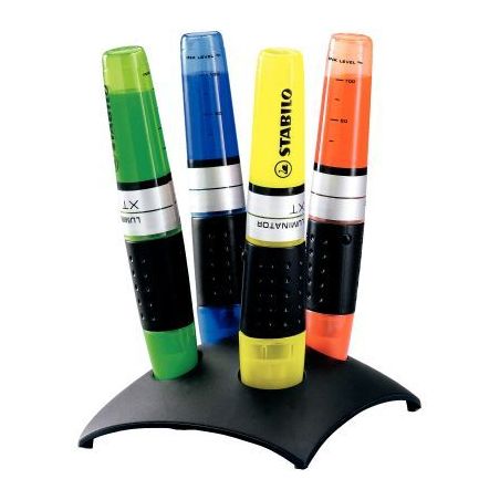 Achetez Set de 4 surligneurs Luminator assortis 7104-2 STABILO pas cher sur Ma Rentrée Scolaire
