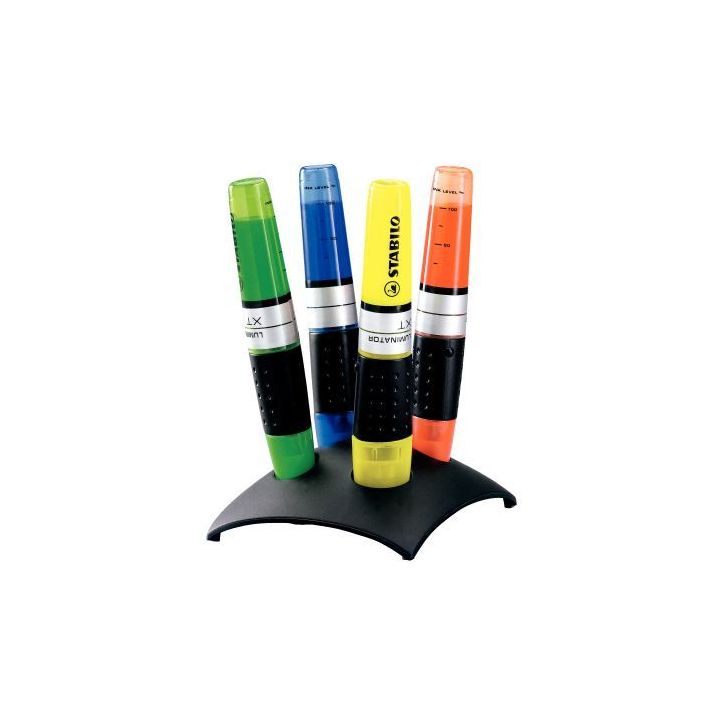 Set de 4 surligneurs Luminator assortis 7104-2 STABILO