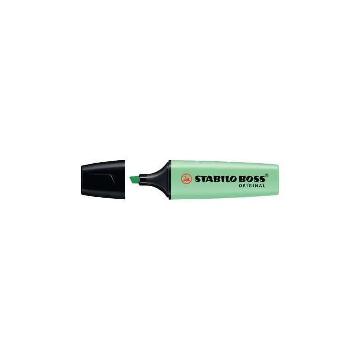 STABILO BOSS ORIGINAL Pastel surligneur pointe biseautée - Menthe à  l'eau