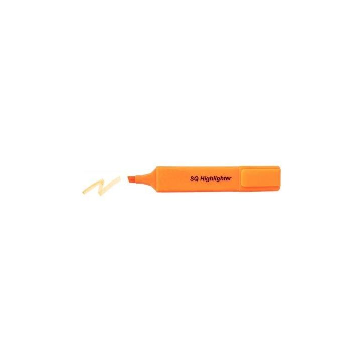 PERGAMY Surligneur universel orange pointe biseautée