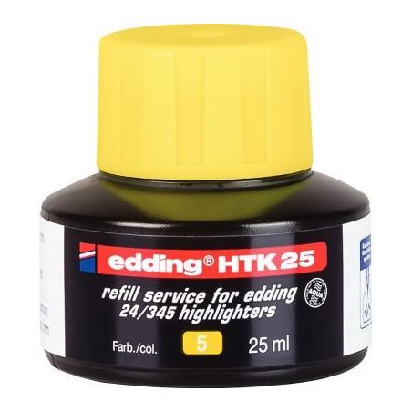 Achetez Flacon recharge surligneur Écoline jaune 4-HTK25005 EDDING pas cher sur Ma Rentrée Scolair..