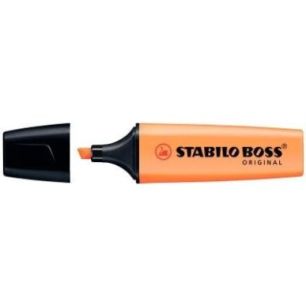 STABILO BOSS ORIGINAL surligneur pointe biseautée - Orange fluo STABILO BOSS ORIGINAL surligneur pointe biseautée - Orange fluo