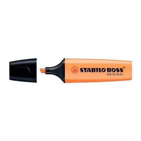 Achetez STABILO BOSS ORIGINAL surligneur pointe biseautée - Orange fluo pas cher sur Ma Rentrée Sc..
