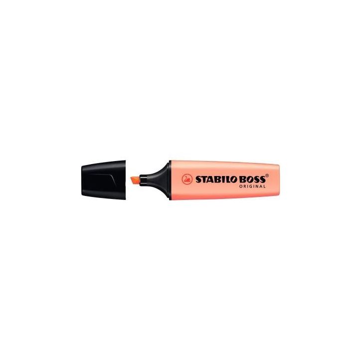 STABILO BOSS ORIGINAL Pastel surligneur pointe biseautée - Teint de pêche