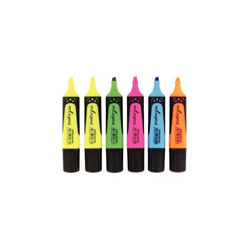 Achetez Pochette de 6 surligneurs grip assortis HL700200-6PCS pas cher sur Ma Rentrée Scolaire