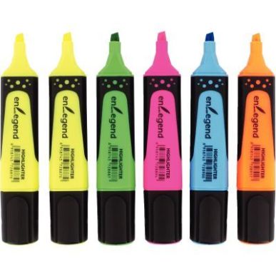 Achetez Pochette de 6 surligneurs grip assortis HL700200-6PCS pas cher sur Ma Rentrée Scolaire