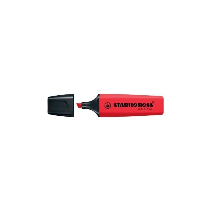 Surligneur Boss vrai rouge 70/48 BOSS STABILO