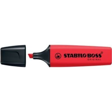 Achetez Surligneur Boss vrai rouge 70/48 BOSS STABILO pas cher sur Ma Rentrée Scolaire