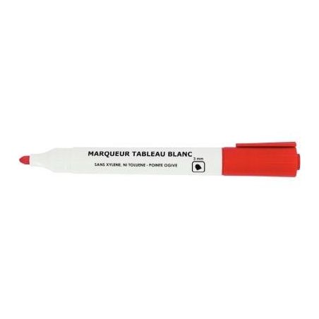 Achetez Marqueur tableau blanc pointe ogive 3mm rouge 28217 pas cher sur Ma Rentrée Scolaire
