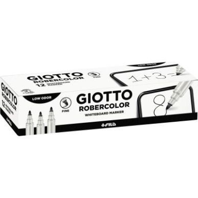Achetez Feutre tableau blanc pointe fine ogive noir F413203 GIOTTO pas cher sur Ma Rentrée Scolaire