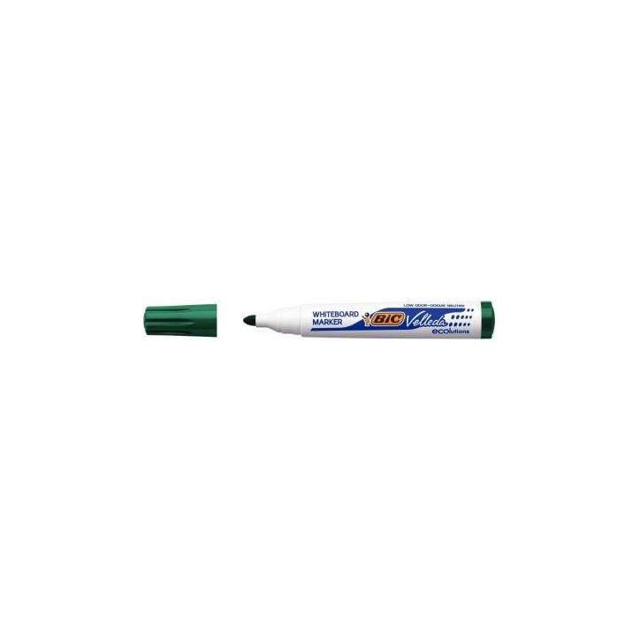 BIC Velleda 1701 ECOlutions Feutres pour Tableau Blanc Effaçables à  Sec à  Pointe Conique Moyenne - Vert