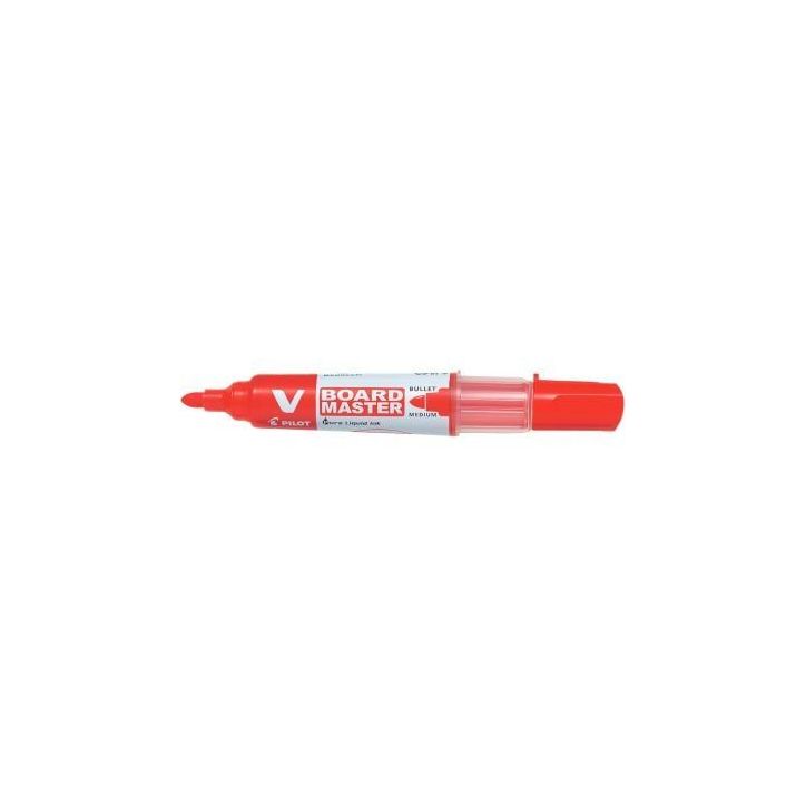 PILOT Marqueur effaçable à  sec, pointe ogive, VBOARD MASTER Rouge de 355776