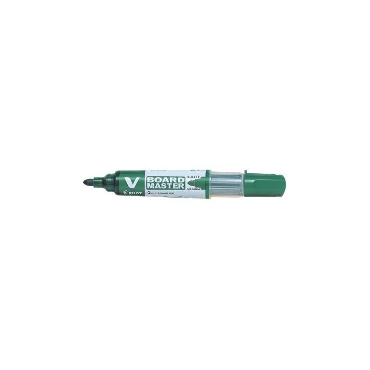 PILOT Marqueur effaçable à  sec, pointe ogive, VBOARD MASTER Vert de 355790
