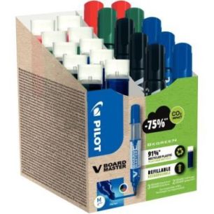 Achetez Pack de 10 marqueurs V-Board Master + 10 recharges assorties 3131910575672 PILOT pas cher su..