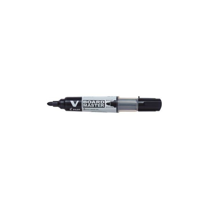 PILOT Marqueur effaçable à  sec, pointe ogive, VBOARD MASTER Noir de 355769