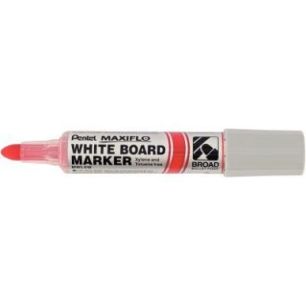Achetez PENTEL Marqueur effaçable à  sec MAXIFLO pointe ogive extra-large 4 mm. Encre Rouge pas c..