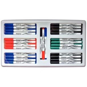 Classpack de 72 feutres MBudget pointe fine assortis 27408