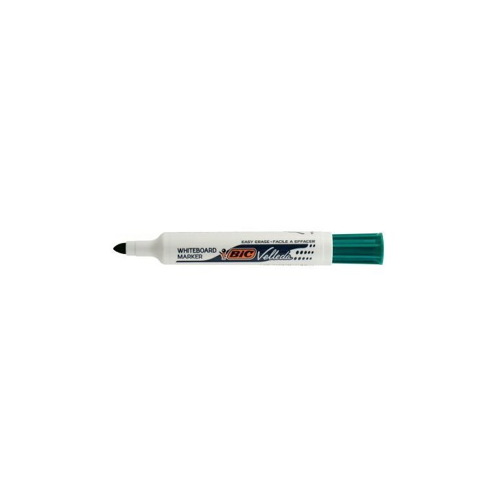 BIC Velleda 1711 Feutres pour Tableau Blanc Effaçables à  Sec à  Pointe Conique Moyenne - Vert