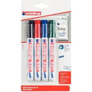 Achetez Blister de 4 marqueurs tableaux blancs 620 assortis 4-620-4-1999 EDDING pas cher sur Ma Rent..