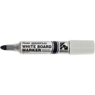 Achetez PENTEL Marqueur effaçable à  sec MAXIFLO pointe ogive extra-large 4 mm. Encre Noire pas c..