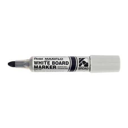Achetez PENTEL Marqueur effaçable à  sec MAXIFLO pointe ogive extra-large 4 mm. Encre Noire pas c..