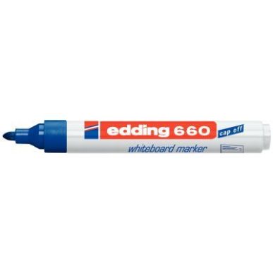 Achetez EDDING Marqueur effaçable à  sec pointe ogive Bleu E-660 pas cher sur Ma Rentrée Scolair..