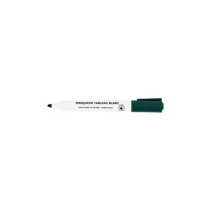 Marqueur tableau blanc pointe ogive 3mm vert 28218