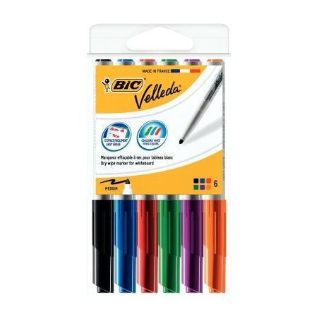 Achetez BIC P/6 FEUT VELLEDA MOY 1741 ASS  1199005746 pas cher sur Ma Rentrée Scolaire