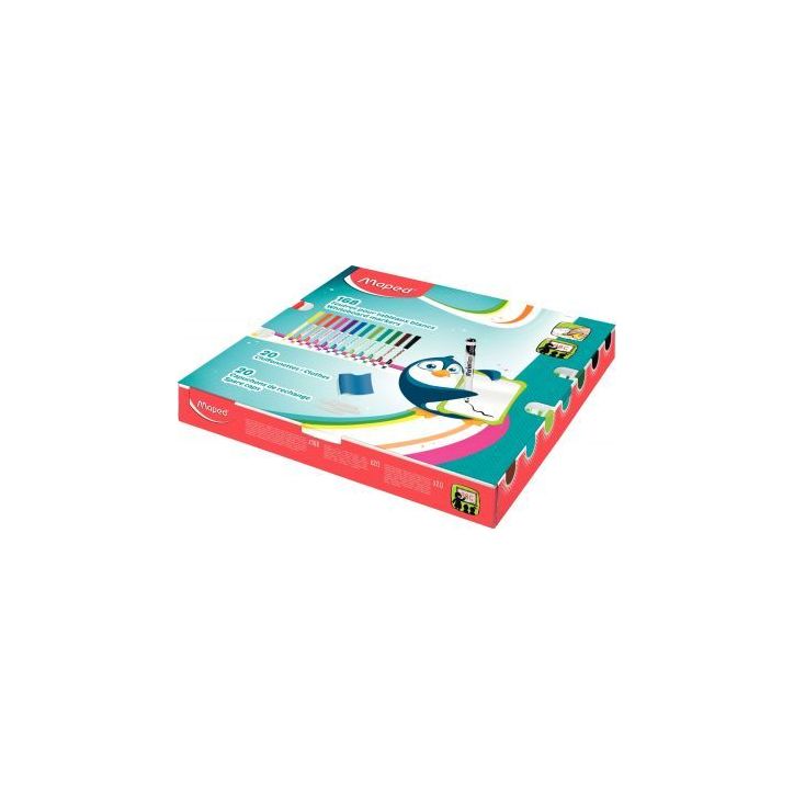 Classpack de 168 marqueurs Peps 12 à  la couleur 741804 MAPED