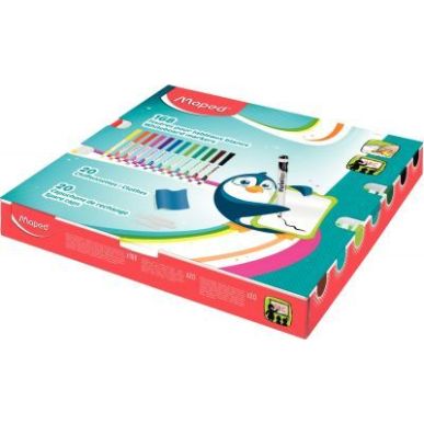 Achetez Classpack de 168 marqueurs Peps 12 à  la couleur 741804 MAPED pas cher sur Ma Rentrée Sco..