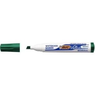 BIC Velleda 1751 ECOlutions Feutres pour Tableau Blanc Effaçables à Sec à Pointe Moyenne Biseautée - Vert BIC Velleda 1751 ECOlutions Feutres pour Tableau Blanc Effaçables à Sec à Pointe Moyenne Biseautée - Vert