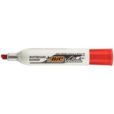 Achetez BIC Velleda 1781 Feutres pour Tableau Blanc Effaçables à  Sec Pointe Biseautée Large - R..
