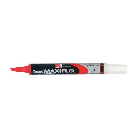 Achetez Marqueur tableau blanc Maxiflo pointe fine biseautée rouge MWL6S-B PENTEL pas cher sur Ma R..