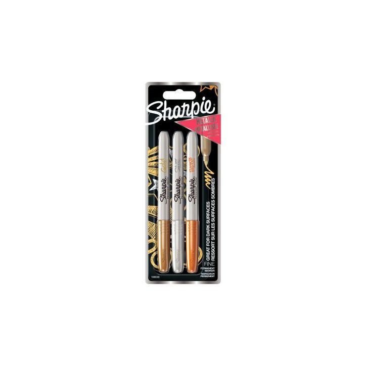Blister de 3 Marqueurs Permant Metallic 1986006