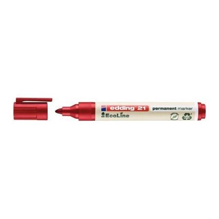 Achetez Marqueur permanent Ecoline ogive rouge 4-21002 EDDING pas cher sur Ma Rentrée Scolaire
