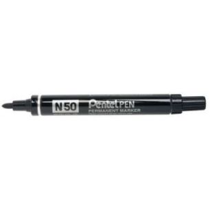 Achetez Marqueur permanent pointe ogive base alcool noir N50-A PENTEL pas cher sur Ma Rentrée Scola..