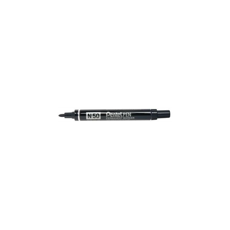 Achetez Marqueur permanent pointe ogive base alcool noir N50-A PENTEL pas cher sur Ma Rentrée Scola..