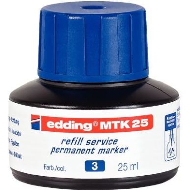 Achetez Flacon recharge marqueur permanent bleu 4-MTK25003 EDDING pas cher sur Ma Rentrée Scolaire